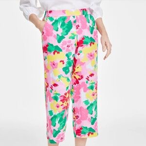 Pantalon Court (capri) Charter Club Katherine Fit - Taille 8P, Noir, 97% Coton, Neuf Avec étiquette